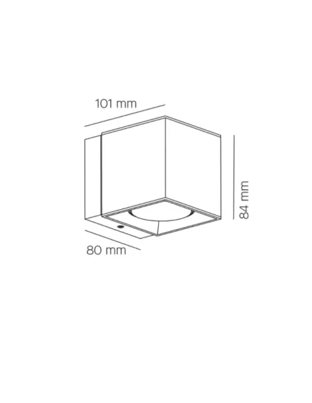 Dau 80 6149 MLN  GU10 w argento