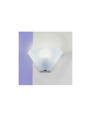 Leucos SOLARIS/P/B Solaris lampada parete p32 e27 vetro bianco struttura cromo