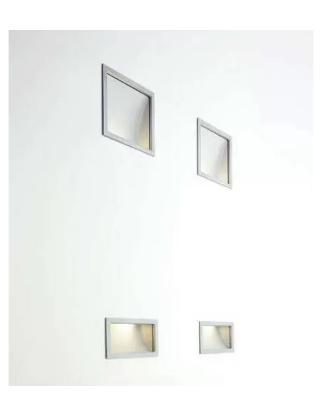 Luceplan D27/30Q Box incasso per Orchestra 306x306mm alluminio