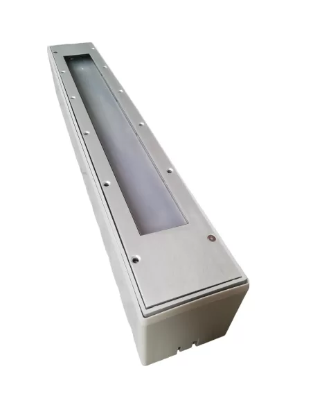 Klewe 16013600 axent faretto calpestabile rettangolare 2g11 36w ip67