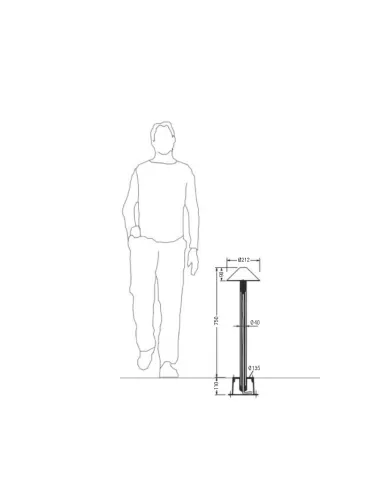 Castaldi D45/LW Trilly luce bianca