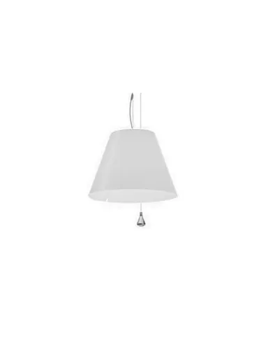 Luceplan d13s20 costanza suspension lamp tel 150w aluminum w/l (without lampshade)