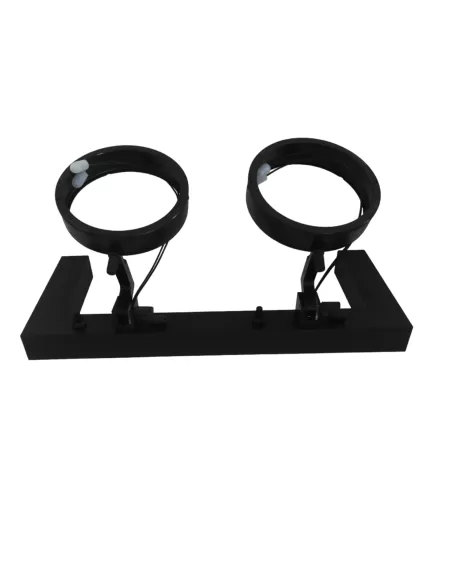 Viabizzuno f6.181.11 tessera modulo 2 halo g53 2x60w ecg l 360mm