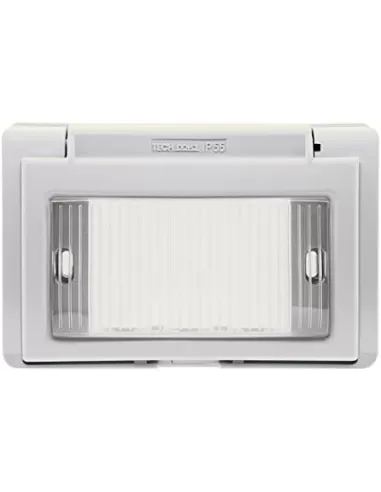 Marlanvil 1773 Supporto stagno da incasso 3P onda grigio 7035