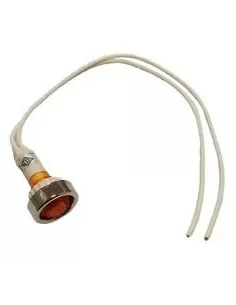 Marlanvil 078.R.012 Indicateur écrou + bague 10 mm 12 V rouge