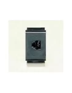 Marlanvil 7864.4.B Presa telefono RJ11 6P/4C bianco