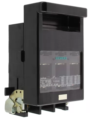 Siemens 3np50600ca00 sezionatore con base fusibili nh00 3x160a allacciamento sbarre