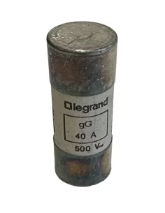 Legrand 015340 fusible cylindrique gg acr 22x58 40a s/perc