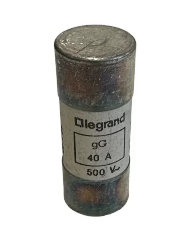 Fusible cylindrique Legrand 015340 gg acr 22x58 40a s/perc