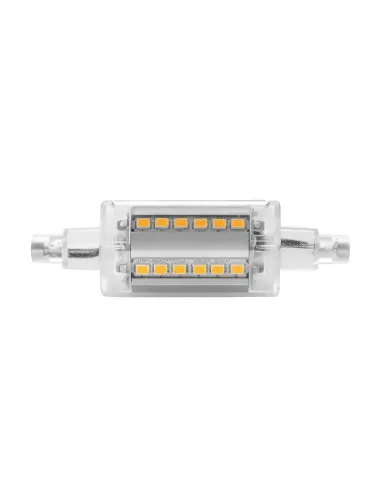 QTECH LED R7S 78MM CLEAR 5W 4K NDLS 240V