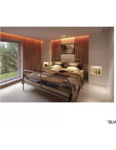 Bande LED SLV 550182, 24 LED blanc chaud de 2 W