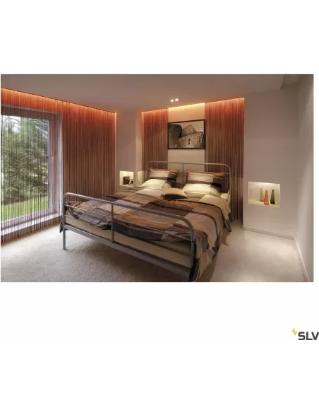 Bande LED SLV 550182, 24 LED blanc chaud de 2 W