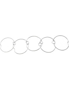 Clip à ressort pour fixation d'ampoules pour downlights MR16 GU10 50 mm 2