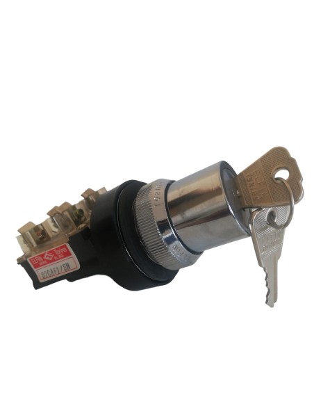 New elfin 030s2caf1/sn comando a chiave 1 posizione nc+na