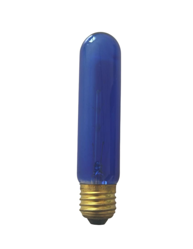 Lamp tubolare blu e27 220v 25w