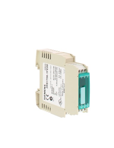 Siemens 3rs17061fe00 convertitore di segnale  us regolabile  24vuc 3 vie