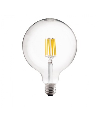 Qtech Wireled Globe E27 8W: luce chiara, risparmio energetico, 3K