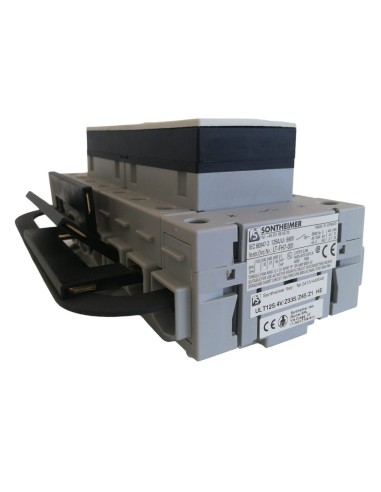 Interrupteur de ligne Sontheimer z45/z1 4x125a à bouton verrouillable noir 1-0-2