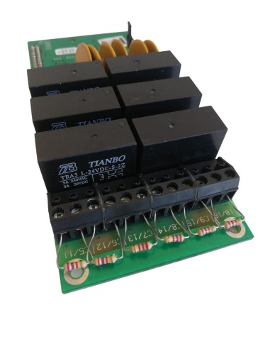 Carte d'extension 6 sorties Bentel FC200OUT pour Fire Class FC100/200