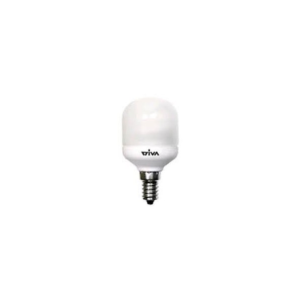 Wiva T45-9W E27 Fluorescent Lamp: Soft candle-type light 2700K.