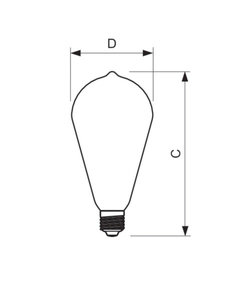 Lampe LED Philips 57405800 60W E27, économie d'énergie