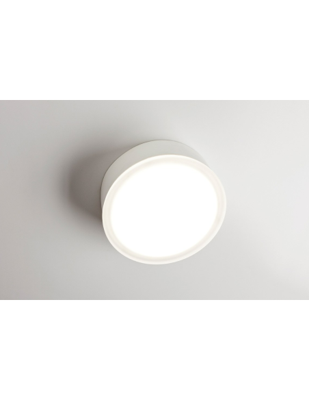 Drop 22 lamp with 11W SMD LED, natural light 4000K, white finish