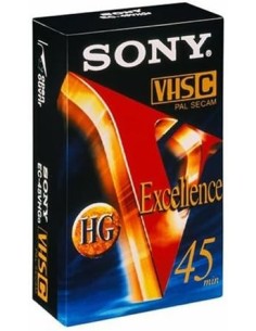 SONY VHSC EXCELENCIA 45 MINUTOS PAL SECAM