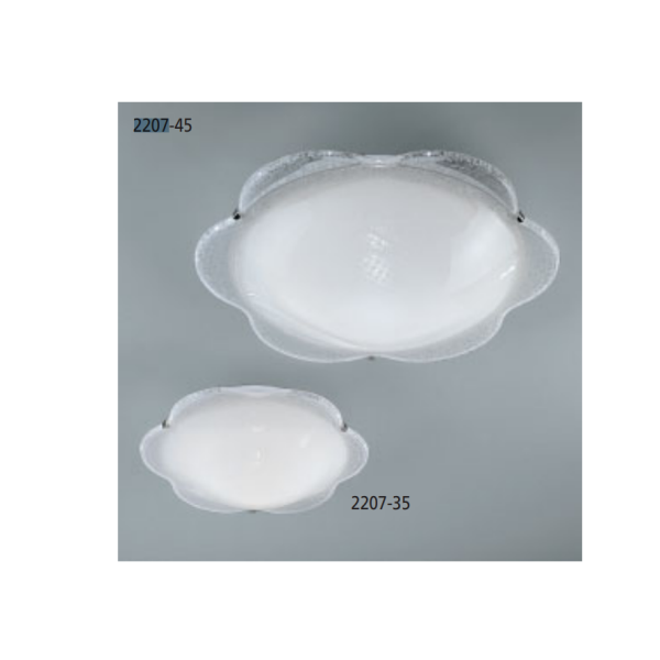 Rossini 2207-35 Plafoniera in metacrilato 1xe27 max 60w