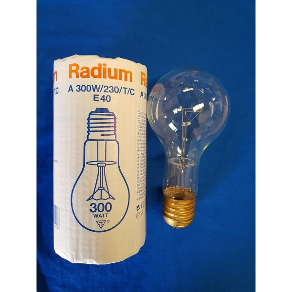 Intense Illumination: Clear Drop E40 300W - Maximum Brightness