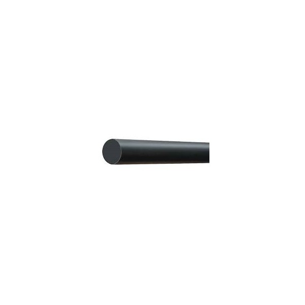 Palo in Vetroresina D60 2m Nero - Robusto ed Elegante per Esterni