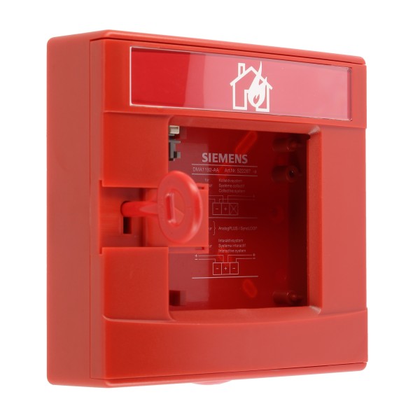 Siemens bpz:5222870001 dma 1192-a alloggiamento rosso per pulsante dma11
