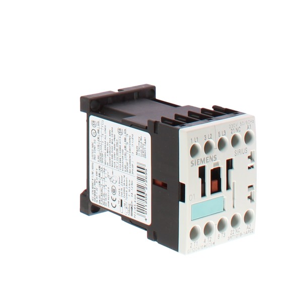 Siemens 3rt10161ap02 contactor s00 4kw 1nc 230v 50/60hz