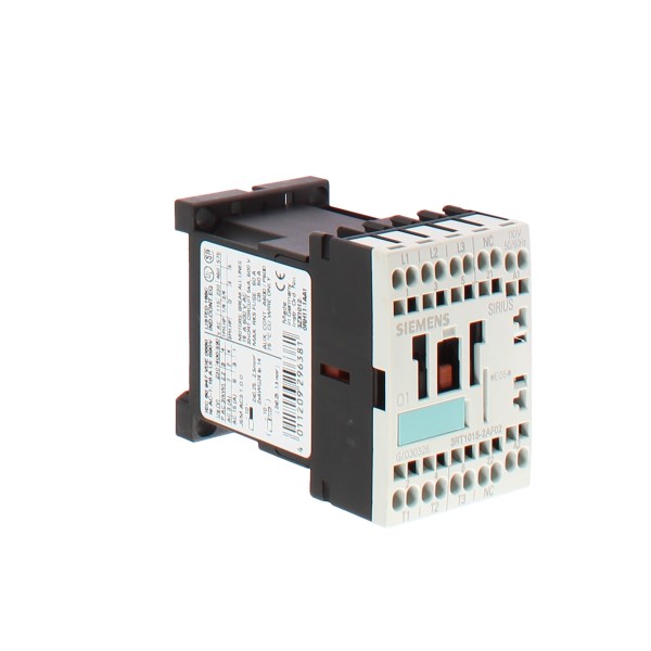 Siemens 3rt10152af02 contactor s00 3kw 1nc 110v 50/60hz