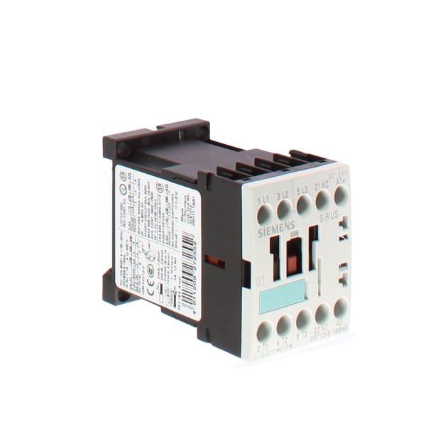 Siemens 3rt10151bb42 contattore s00 3kw 1nc 24vdc