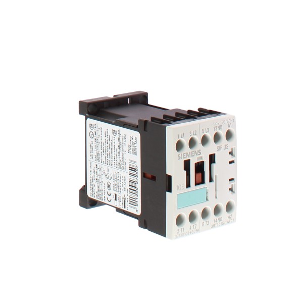 Siemens 3rt10151af01 contattore s00 3kw 1na 110v 50/60hz
