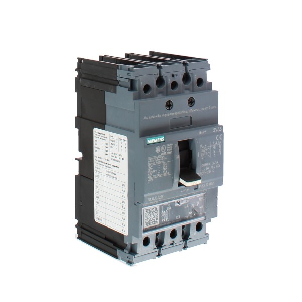 Siemens 3va51254ec310aa0 Mccb ul bg125 interruttore automatico magnetotermico 3p 25a 25ka