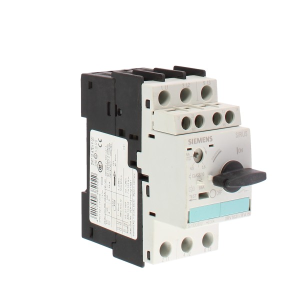 Siemens 3rv10211fa15 interruttore automatico 3x12a s0 3,5...5a 100ka 1na+1nc