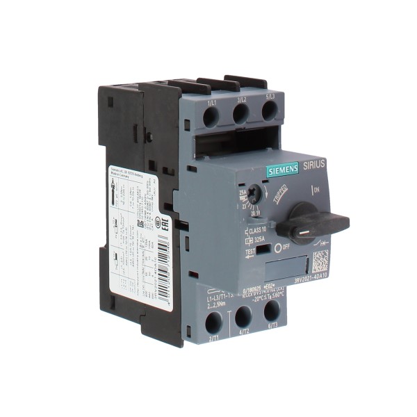 Siemens 3rv20214da10 circuit breaker s0, 20...25a