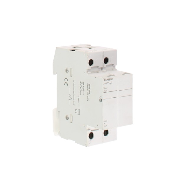 Siemens 3nw7323 sezionatore portafusibili 8,5x31,5 2p max 20a 2mod n/acc 400ac