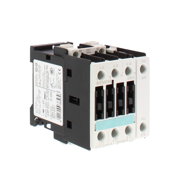 Siemens 3rt13261ab00 contattore quadripolare s0 40a 24v 50hz ac-1