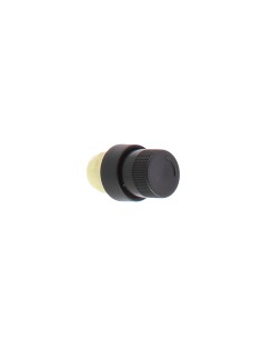 Hebeknopf mit enclav.d.22 schwarz