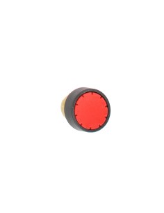Botón raso rojo d22