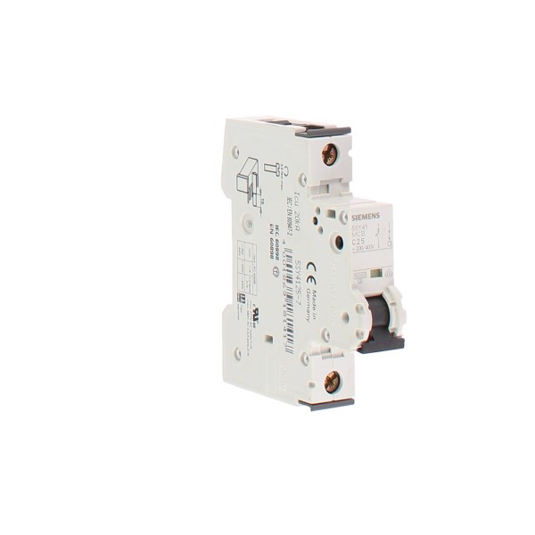 Siemens Leistungsschalter 1p 25a 10ka Kurve C 1 Modul 5sy41257