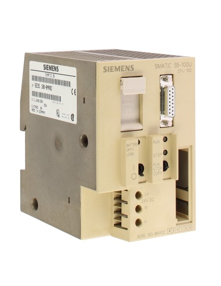 Simatic 6es51008ma02 simatic s5 cpu 100u con alimentatore 24vdc