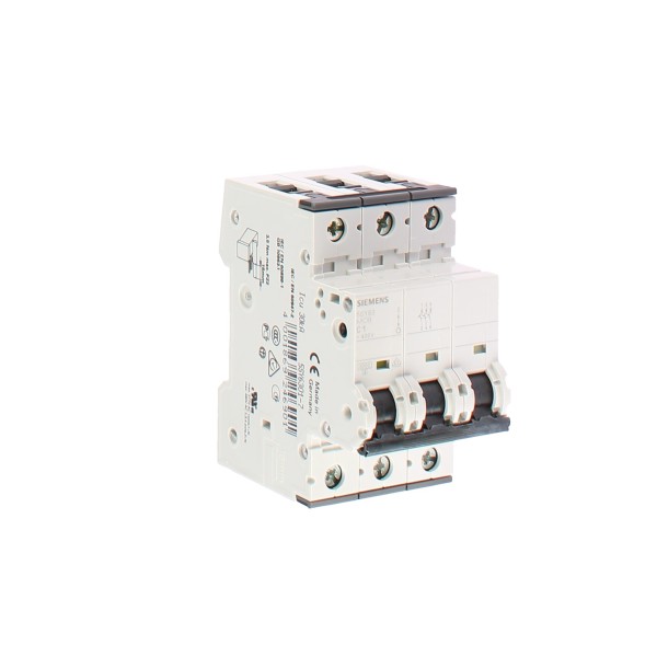 Siemens 5sy63017 disjoncteur 3p 1a 6k c 3mod