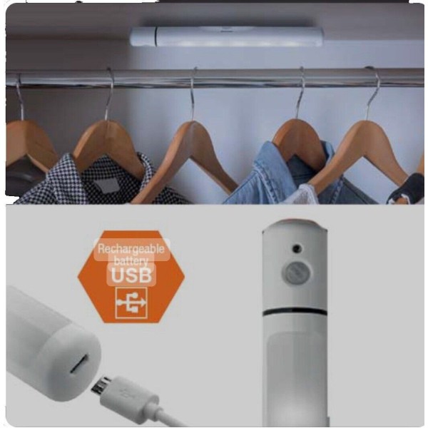 Wiva 31501312  Led Cabinet rechargeable led stick sensore di rilevamento della presenza