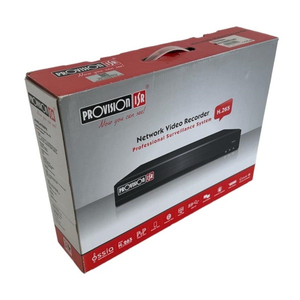 Provision NVR 4 canaux 5MP PoE sortie HDMI/VGA 1080p (version 2017)