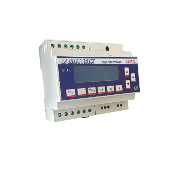 Electrex x3m d6 h - pfe842-00 energy management tool for displaying voltages, powers 85-265v din