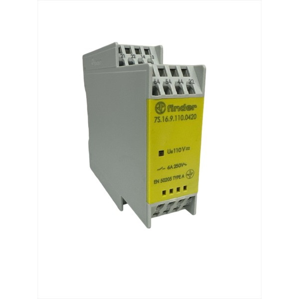 Modular relay with guided contacts