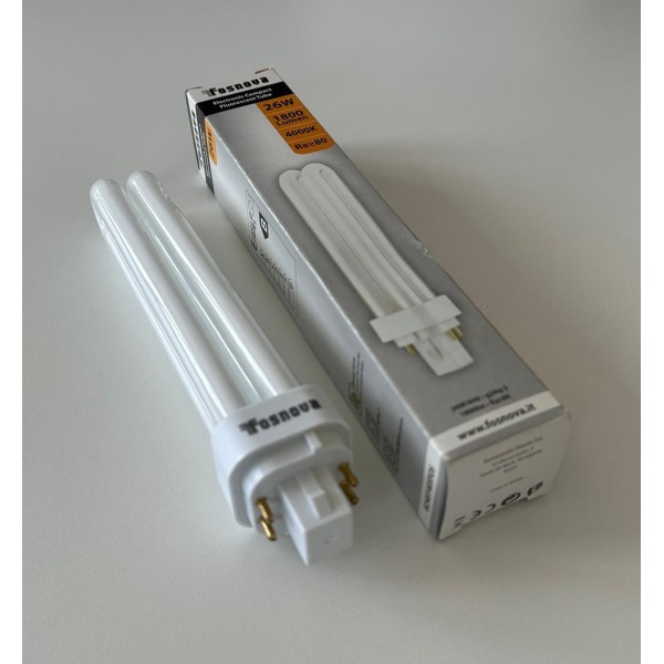 Fosnova Lampada Plc 2u tube 4pin 26w 4000°k g24q-3